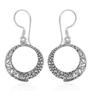 BALI LEGACY STERLING SILVER HOOP EARRINGS